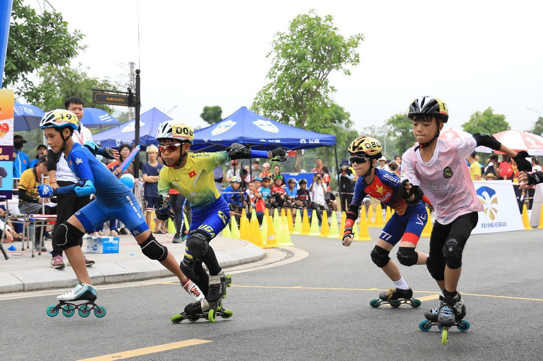 Hơn 200 VĐV dự giải vô địch Roller Sports Cup Quốc gia 2024