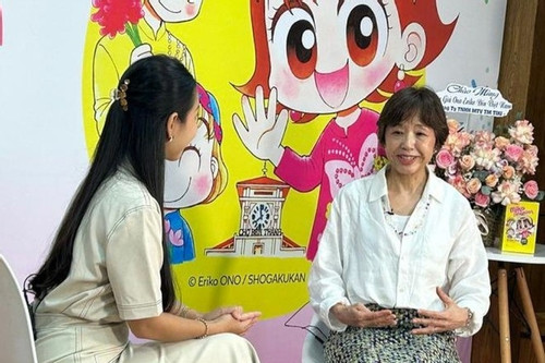 Japanese writer Ono Eriko meets book lovers in Vietnam