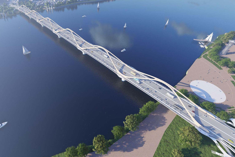 Hà Nội sắp khởi công ‘cầu vô cực’ hơn 16.000 tỷ đồng nối hai bờ sông Hồng