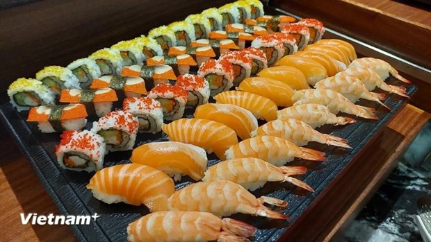 Exhibition on Japanese sushi opens in Hanoi hinh anh 1