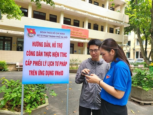 Judicial records issued through VNeID app from April 22 hinh anh 1