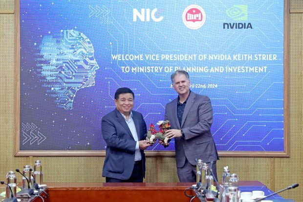 Planning-Investment Minister receives US chip giant NVIDIA’s delegation hinh anh 1