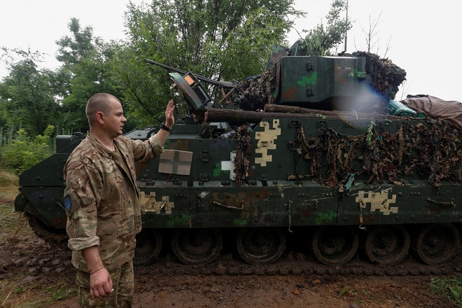 Video Nga đưa thiết giáp phương Tây tịch thu ở Ukraine về Moscow trưng bày