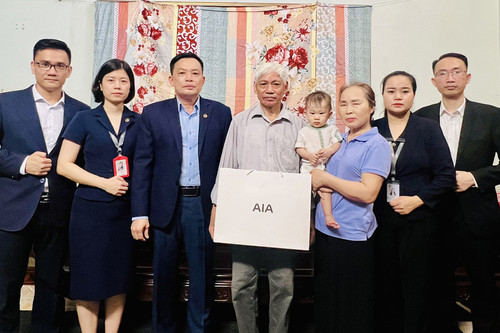 AIA Việt Nam chi trả hơn 3,5 tỷ đồng cho 3 khách hàng tại Hải Dương