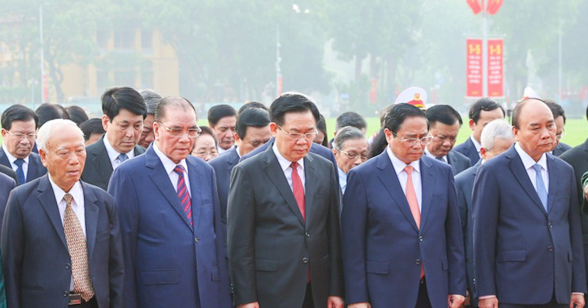 Lãnh đạo Đảng, Nhà nước vào Lăng viếng Chủ tịch Hồ Chí Minh