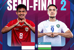 Trực tiếp bóng đá U23 Indonesia 0-0 U23 Uzbekistan: Khung thành rung chuyển