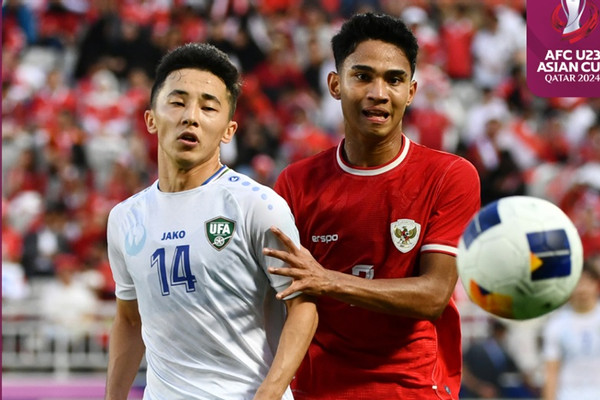 U23 Indonesia thua U23 Uzbekistan, chờ tranh hạng 3 châu Á