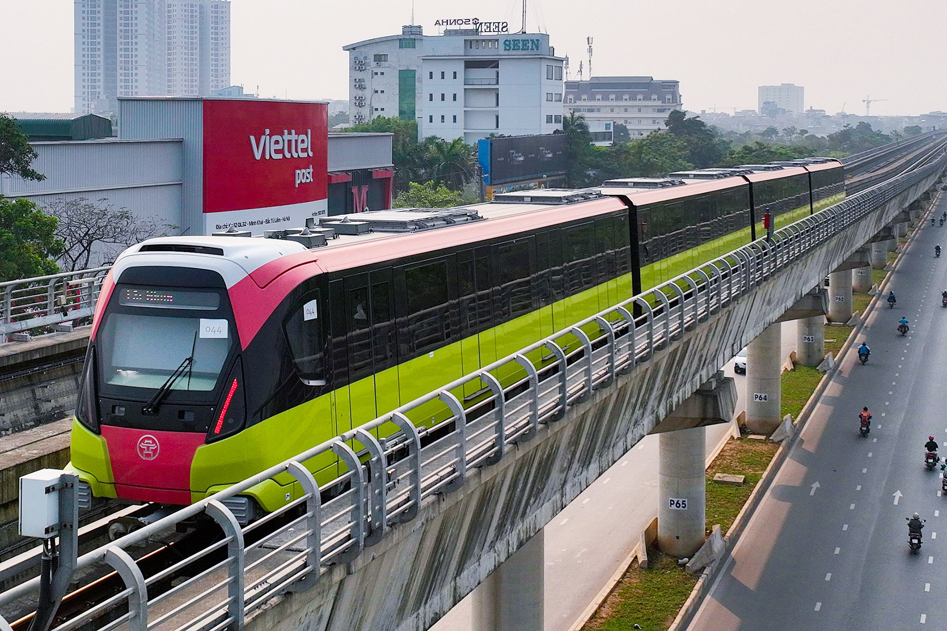 Tàu miệt mài chạy thử, chờ ngày metro Nhổn - ga Hà Nội vận hành thương mại