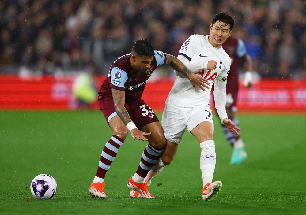 Son Heung-min tịt ngòi, Tottenham bị West Ham níu chân Tottenham.jpg