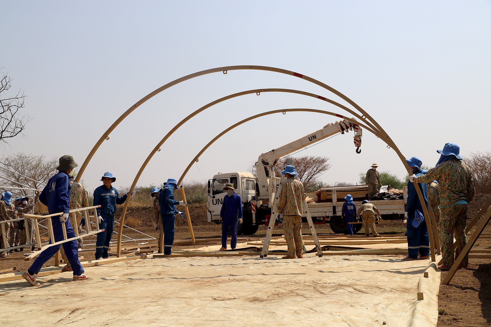 Vietnam’s Corps of Engineers builds barracks for Ghana’s infantry