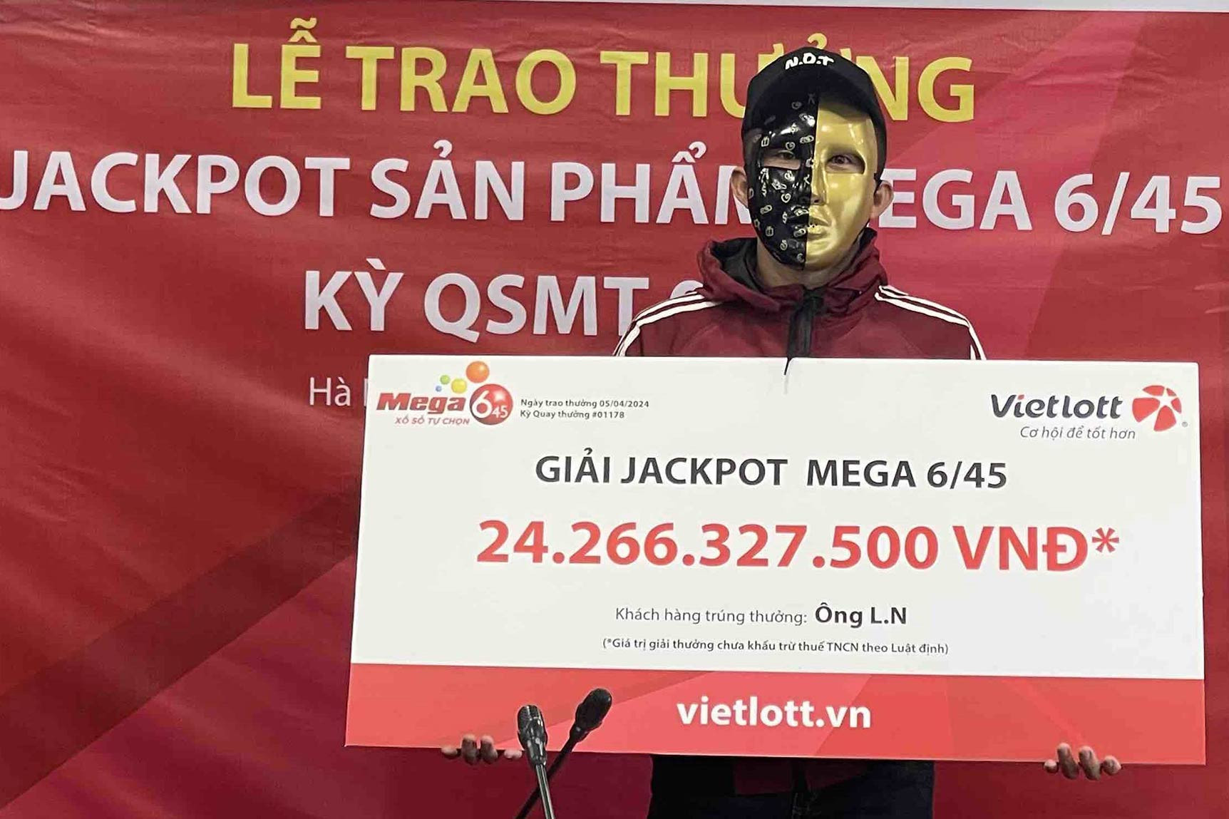 'Săn' độc đắc Vietlott 300 tỷ, thanh niên bất ngờ trúng Jackpot hơn 24 tỷ