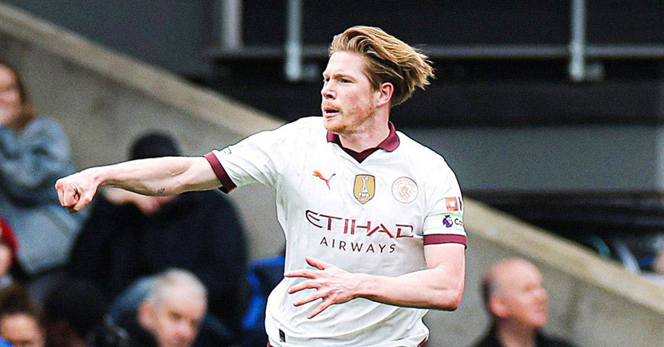 De Bruyne rực sáng, Man City đè bẹp Crystal Palace