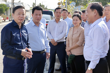 Tiền Giang báo cáo Phó Thủ tướng ‘đủ nước sinh hoạt cho người dân vùng hạn, mặn’