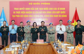 Vietnam sends three more officers to UN peacekeeping missions