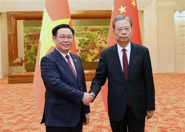 Top Vietnamese, Chinese legislators hold talks hinh anh 1