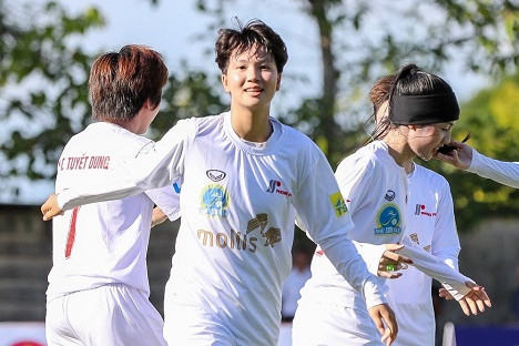 Giải bóng đá nữ VĐQG 2024: Hà Nội I thắng trận quan trọng