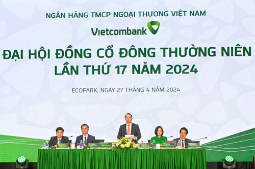 Vietcombank đặt mục tiêu tổng tài sản tăng 8% năm 2024