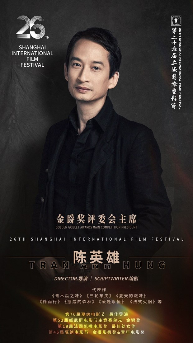 Vietnamese-origin director to head jury of Shanghai Int'l Film Festival’s Golden Goblet Awards hinh anh 1