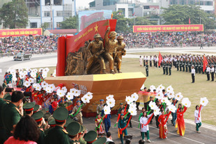 Sơ duyệt lễ diễu binh kỷ niệm 70 năm chiến thắng Điện Biên Phủ