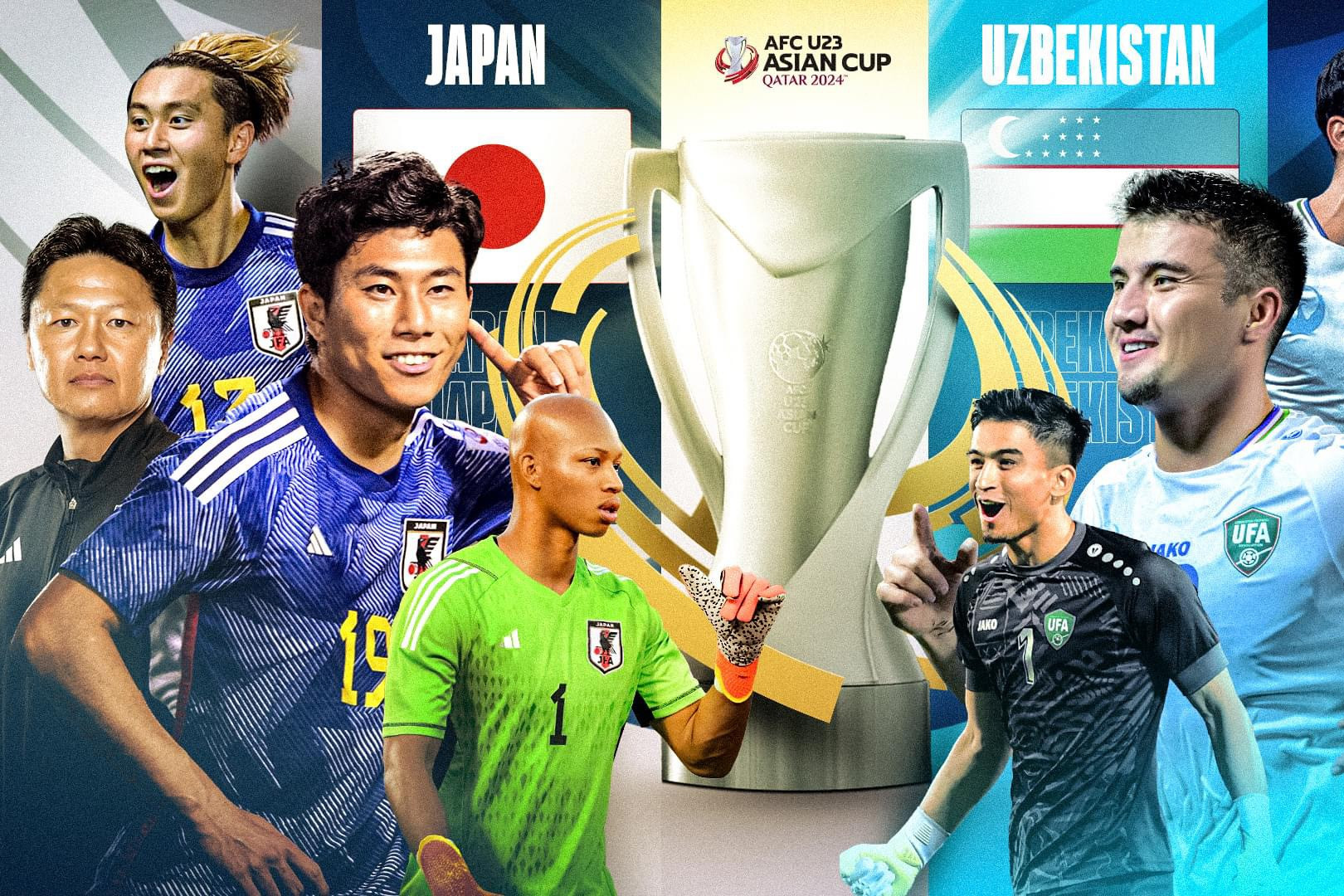 Trực tiếp bóng đá U23 Nhật Bản vs U23 Uzbekistan: Đội hình ra sân cực mạnh