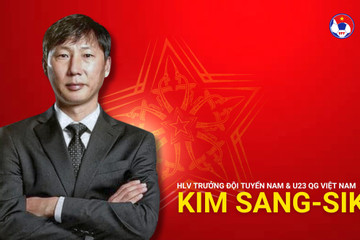 VFF công bố ông Kim Sang Sik làm HLV trưởng tuyển Việt Nam