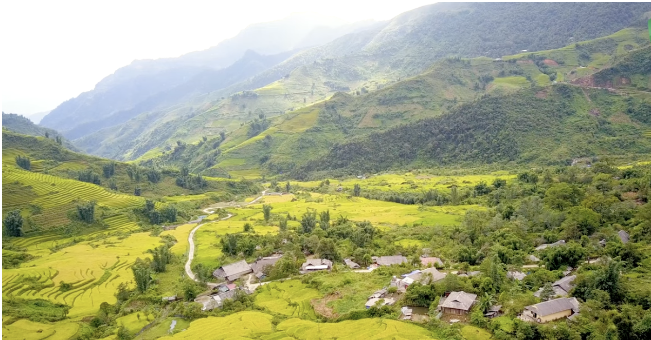 The color of prosperity in H’mong villages