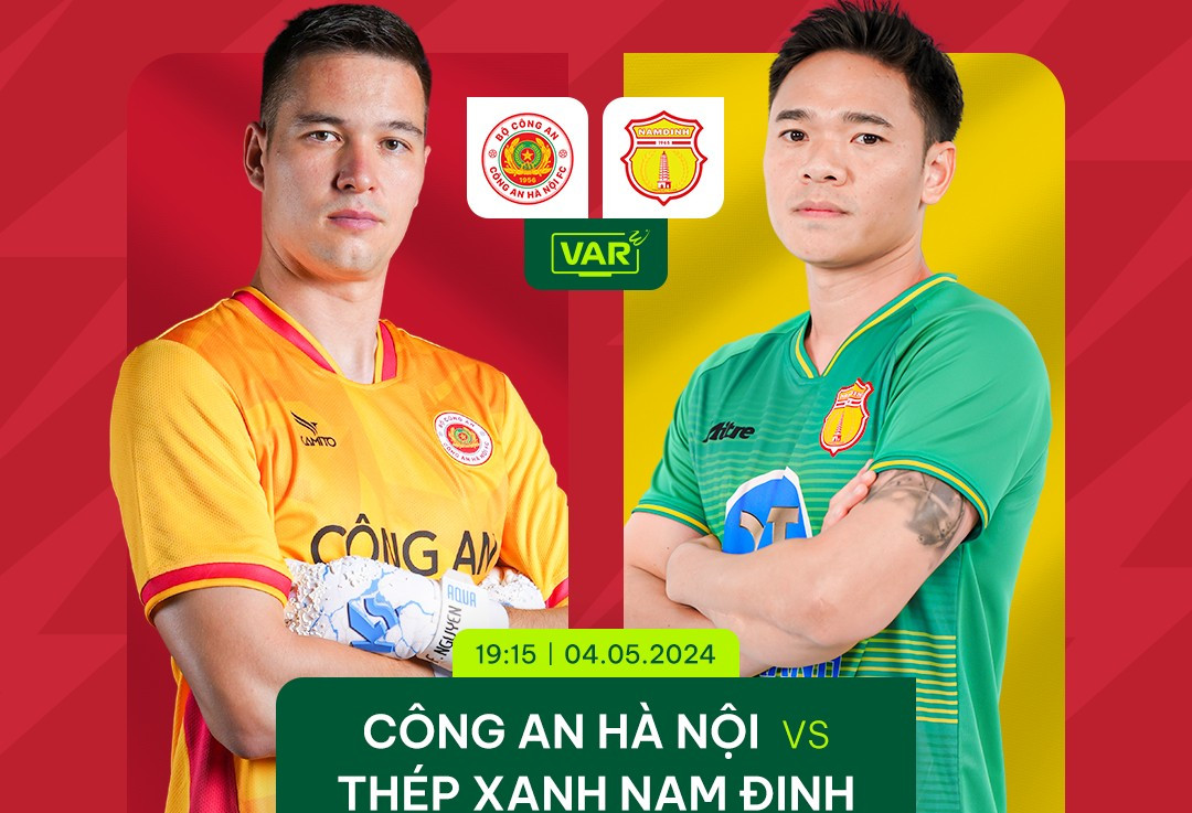  Trực tiếp bóng đá CAHN vs Nam Định: Đại chiến trên đỉnh bảng