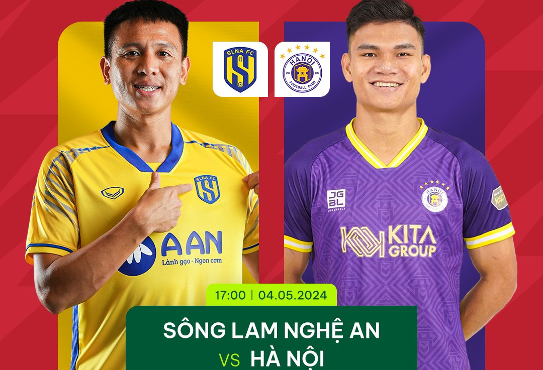  Trực tiếp bóng đá SLNA 1-1 Hà Nội FC: Chủ nhà gỡ hòa may mắn