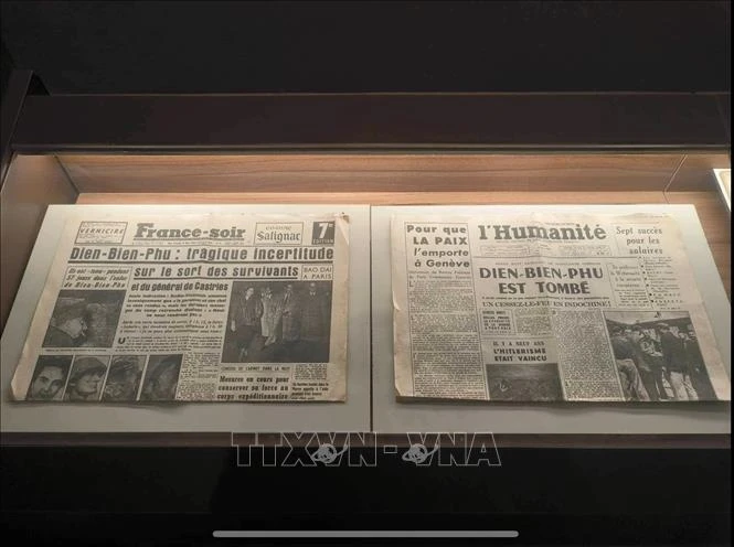70-year-old French newspaper copies on Dien Bien Phu Victory exhibited