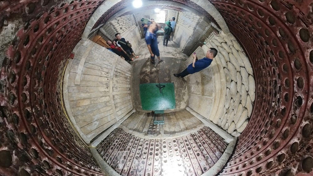 inside command tunnel of french general de castries in dien bien province picture 6