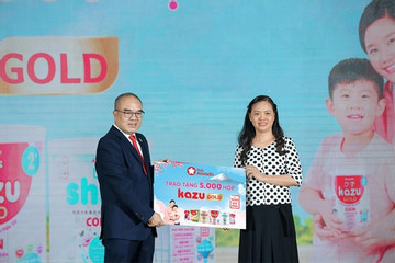 Aiwado tặng 5.000 hộp Kazu Gold cho bệnh nhi Hải Phòng