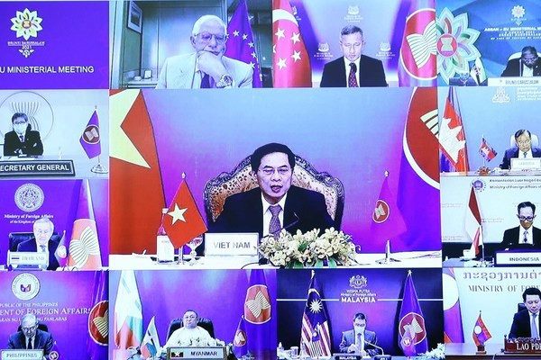 ASEAN-EU ưu tiên hợp tác thúc đẩy trao đổi kinh tế, chuyển đổi số, an ninh mạng, biến đổi khí hậu