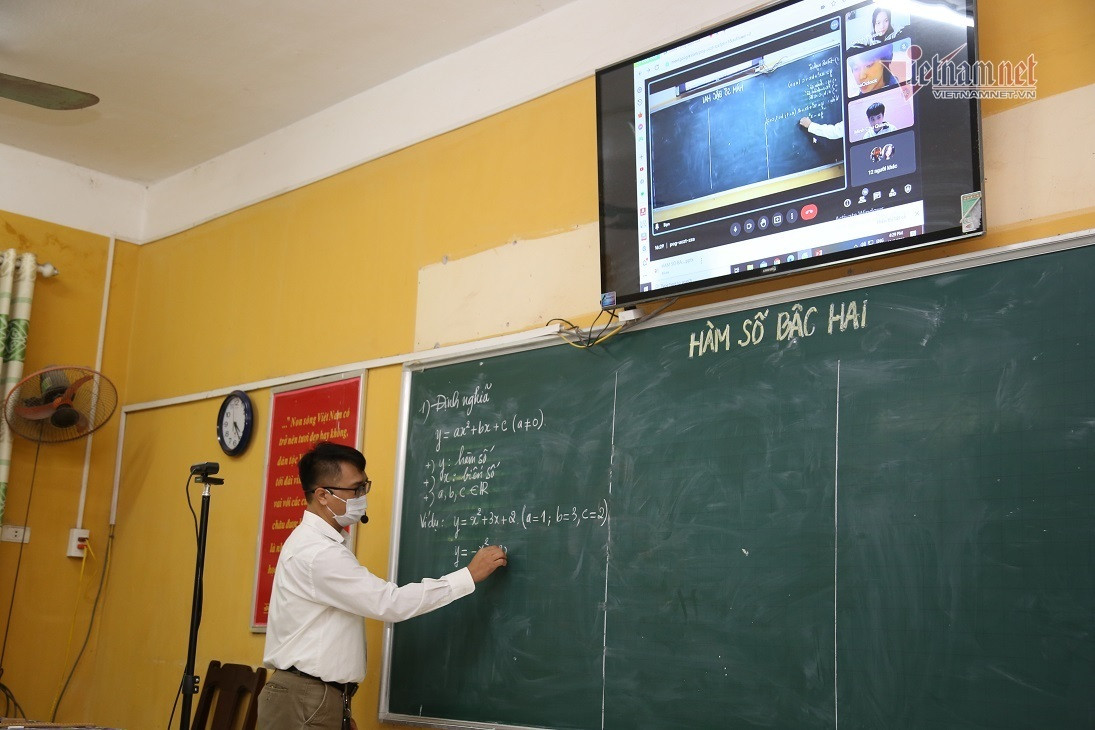 Bắc Giang áp dụng mô hình dạy học 'kiểu mới' trong mùa dịch