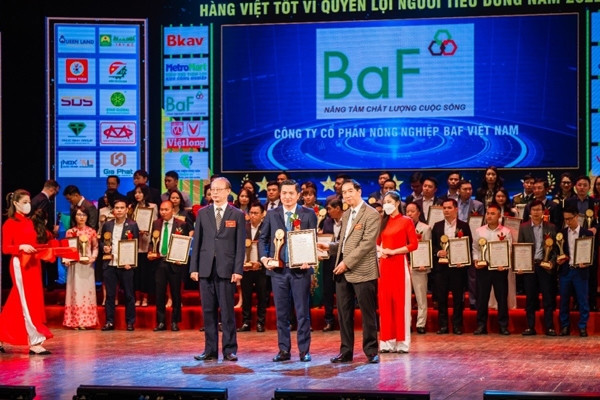 BaF lọt Top 10 thương hiệu hàng Việt tốt vì quyền lợi người tiêu dùng 2022