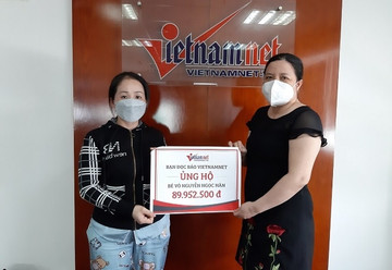 Bạn đọc ủng hộ bé Võ Nguyễn Ngọc Hân gần 90 triệu đồng