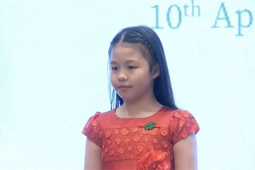 Bé gái 8 tuổi ở Hà Nội giành giải xuất sắc sáng tác truyện đồng thoại