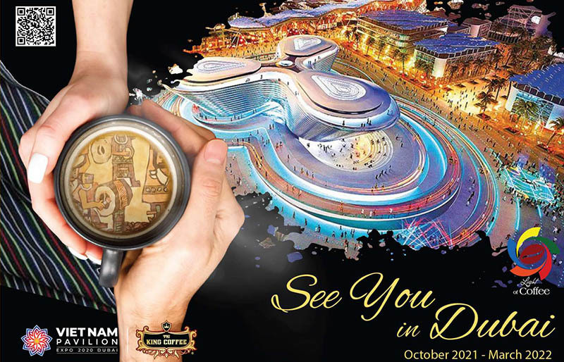 Cà phê Robusta Việt Nam tham gia Triển lãm World Expo 2020 Dubai