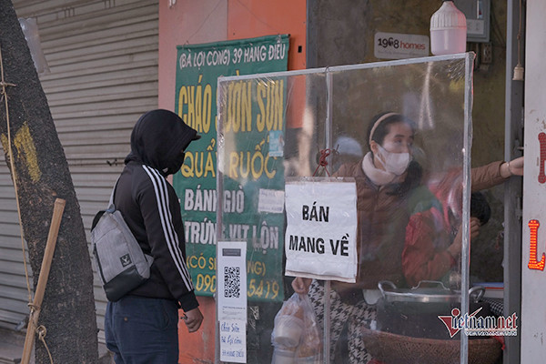 Các quận trung tâm Hà Nội bán hàng ăn uống mang về