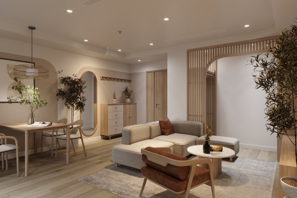 Căn hộ tận hưởng cuộc sống của cô gái độc thân
