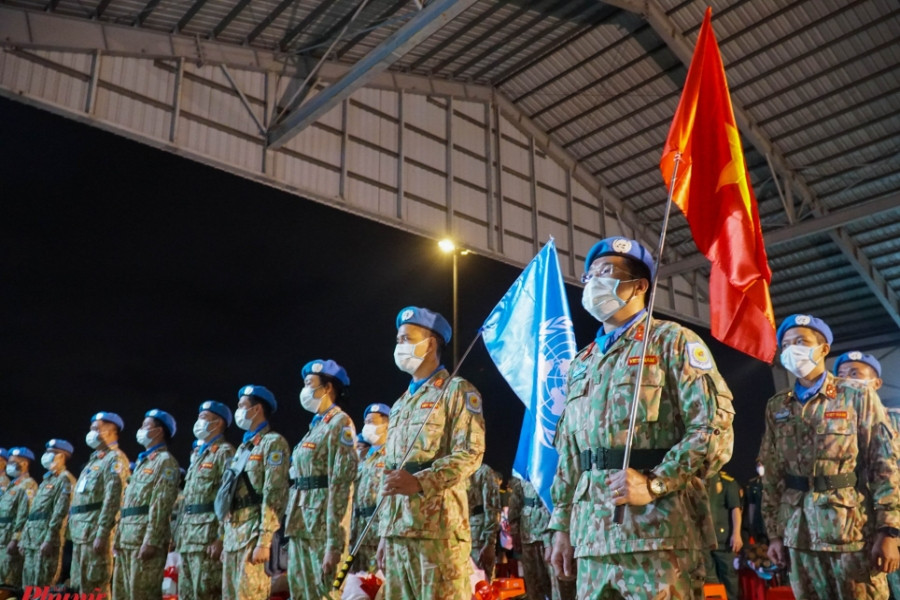 'Chiến sĩ mũ nồi xanh' Việt Nam hoàn thành nhiệm vụ từ Nam Sudan về nước