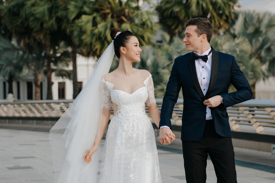 Chồng Tây xác nhận ly hôn á hậu, MC Hoàng Oanh