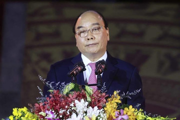 Chủ tịch nước Nguyễn Xuân Phúc dự lễ khánh thành Đền thờ Vua Hùng tại TP Cần Thơ