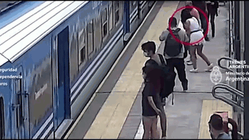 Cô gái thoát chết khó tin sau khi ngã xuống đường ray tàu đang chạy