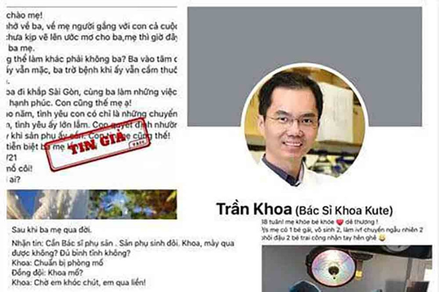 Công an TP.HCM tìm người bị lừa từ thiện bởi chuyện hư cấu ‘bác sĩ Trần Khoa’