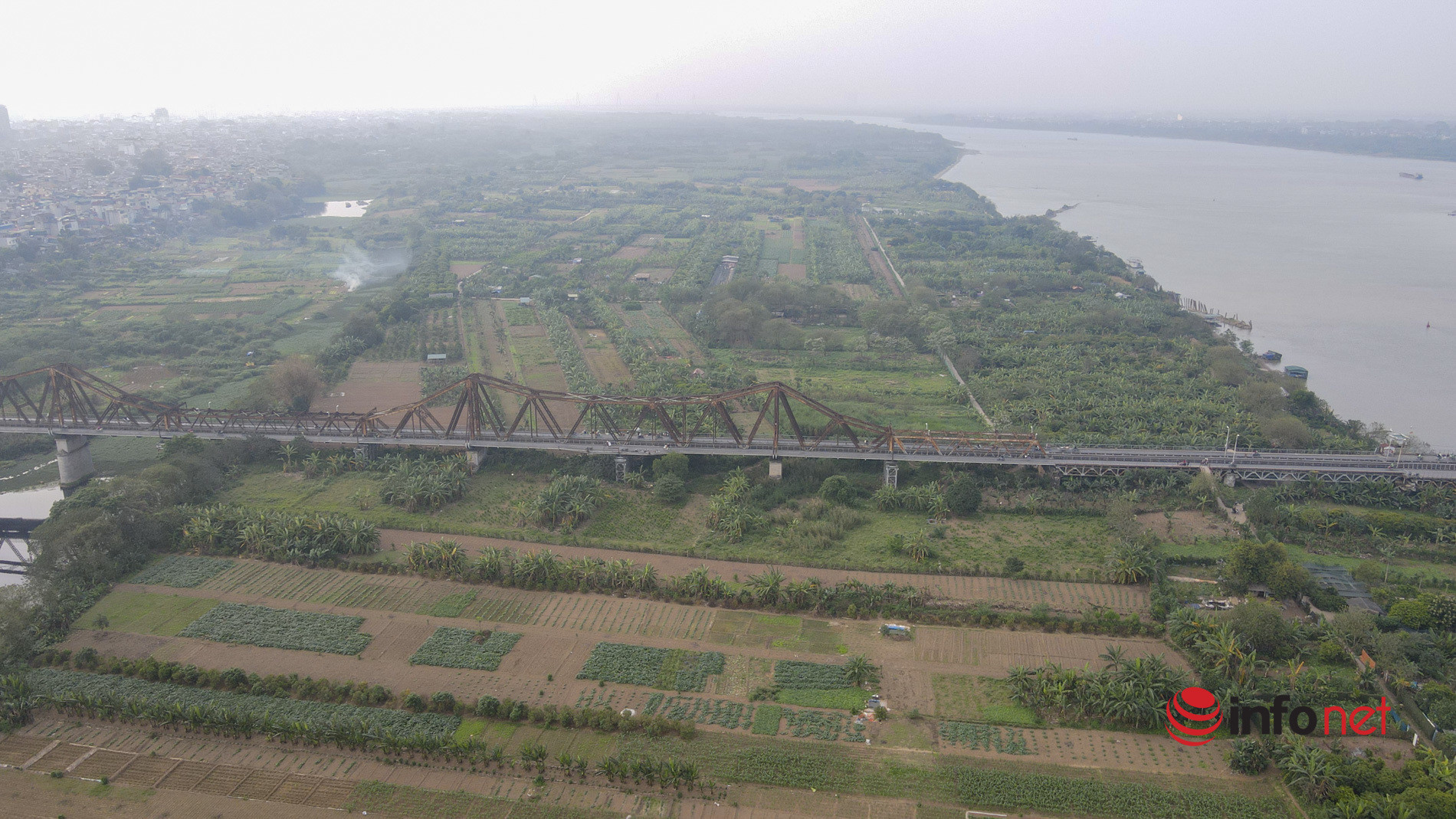 Hà Nội: Toàn cảnh bãi giữa sông Hồng nên thơ được đề xuất cải tạo thành công viên văn hóa