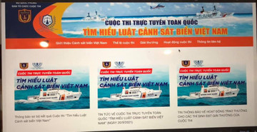 Cuộc thi trực tuyến toàn quốc tìm hiểu Luật Cảnh sát biển Việt Nam thành công tốt đẹp
