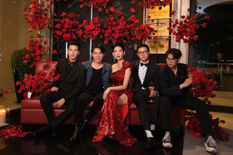 Dàn sao chúc mừng Á quân The Next Gentleman Minh Kha