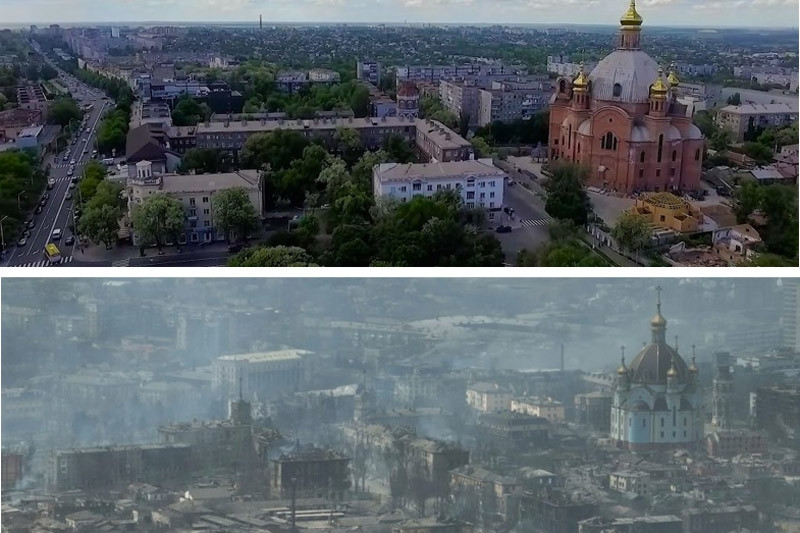 Dấu vết chiến tranh thảm khốc sau 2 tháng Nga tấn công Ukraine