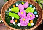Chợ Tết Hàn thực: Bánh trôi hoa sen, hàng lạ sốt xình xịch