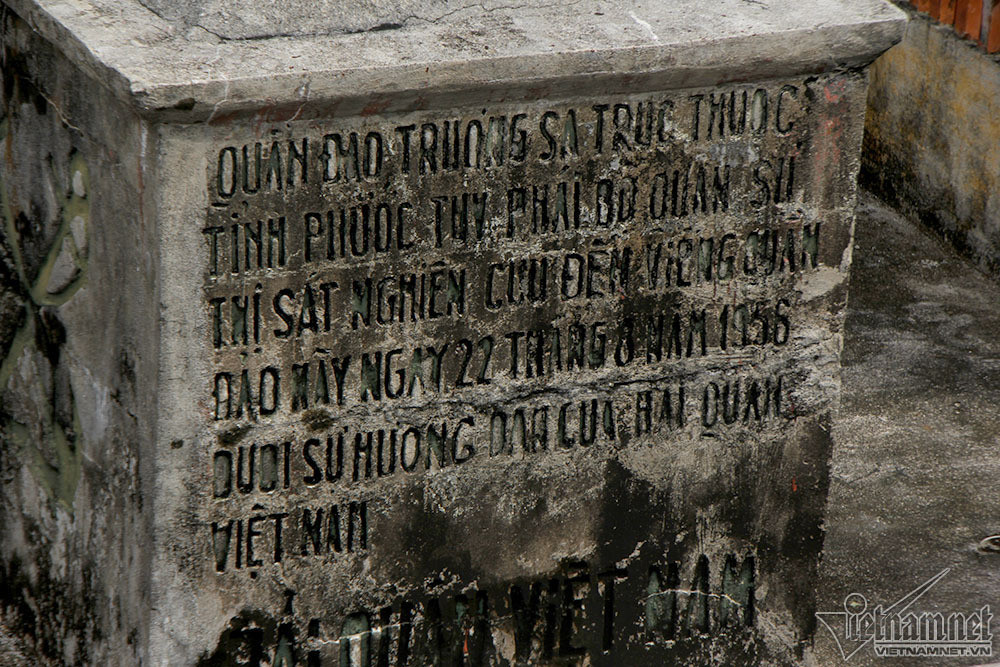 Bia chủ quyền lâu năm nhất ở Trường Sa